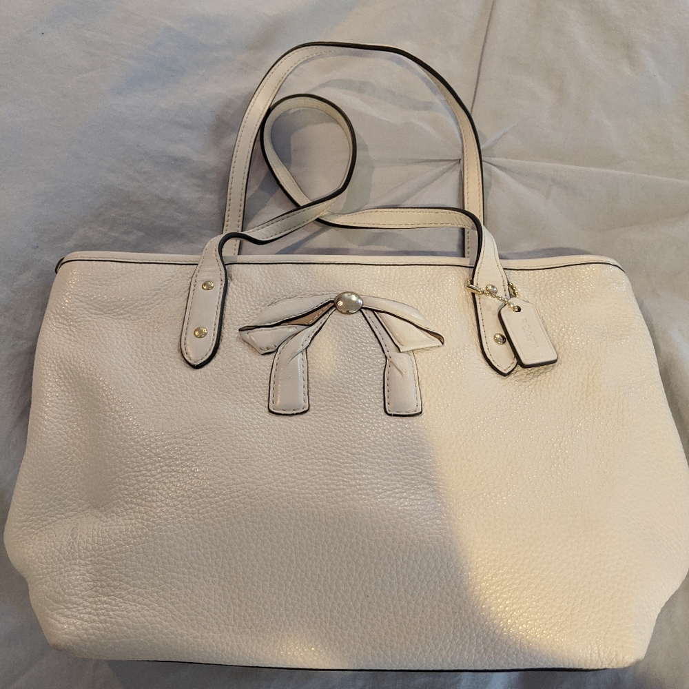 Authentic off white Coach Purse